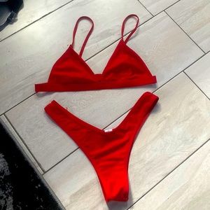 Red bikini